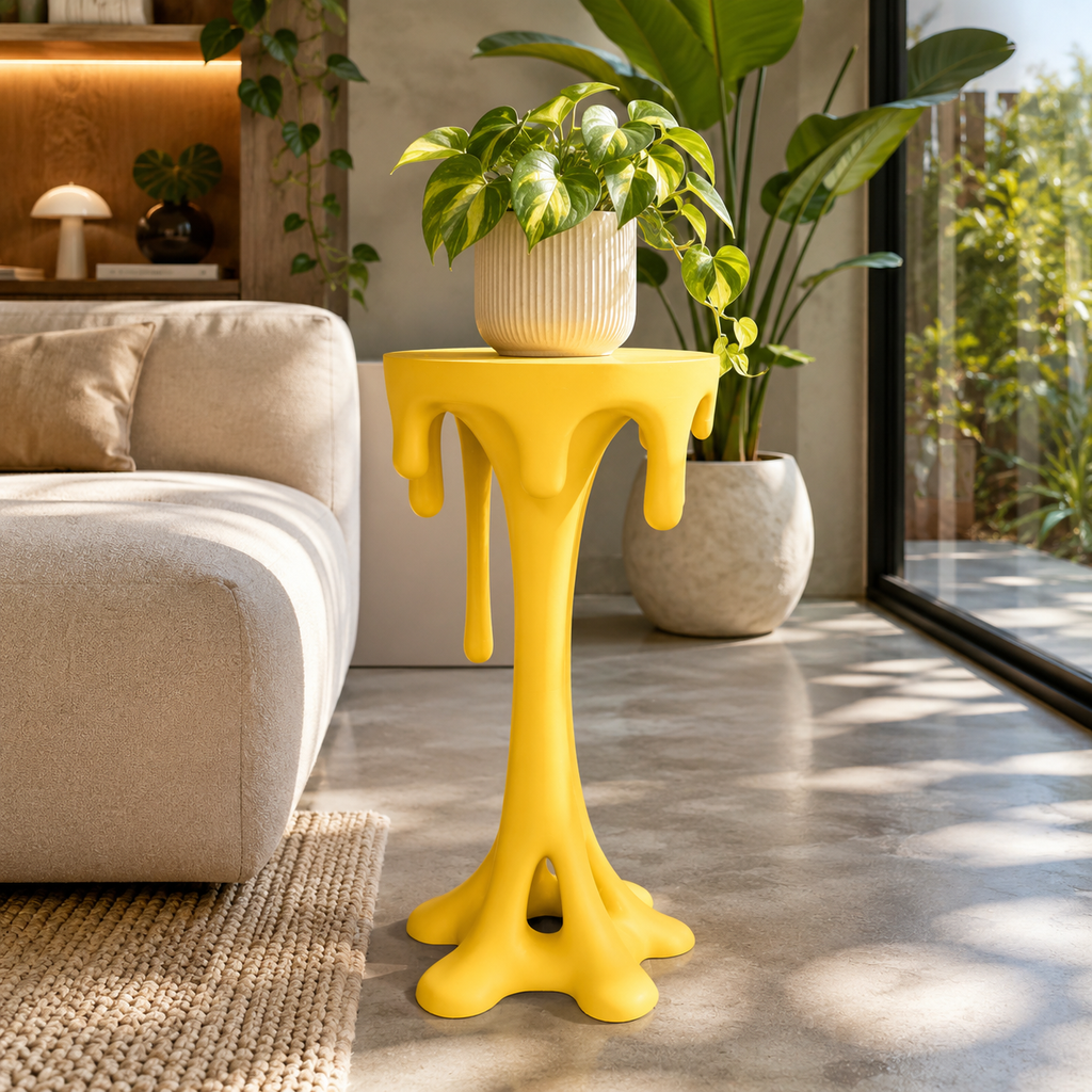 The Dripping Table - 23” Tall Funky Table