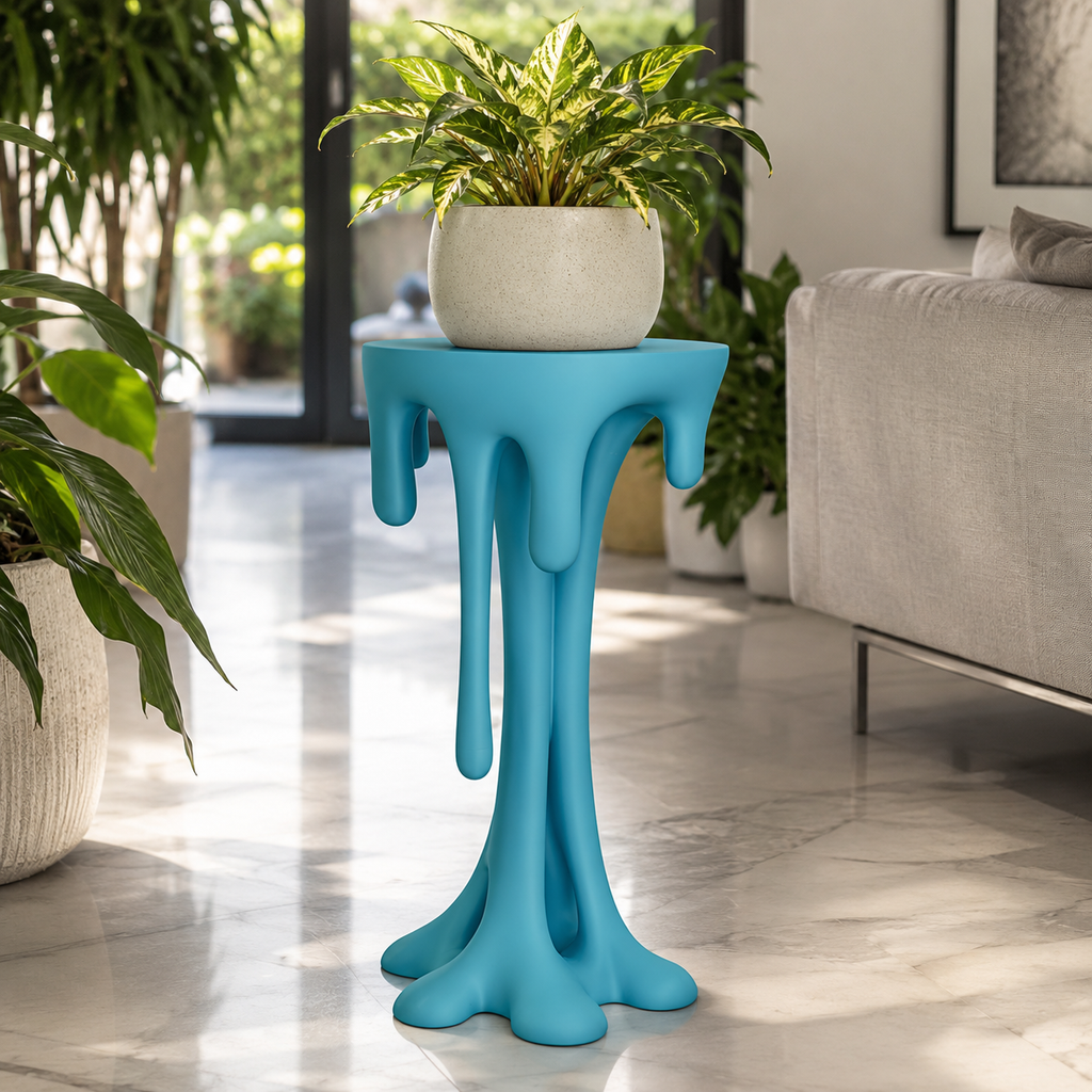The Dripping Table - 23” Tall Funky Table