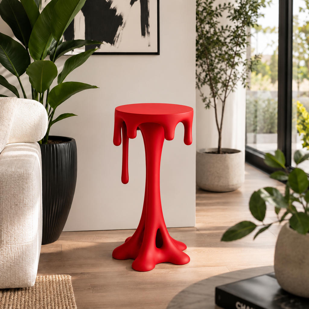 The Dripping Table - 23” Tall Funky Table