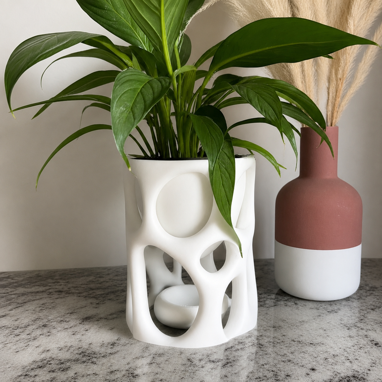 Organic Plant Pot + Drip Tray