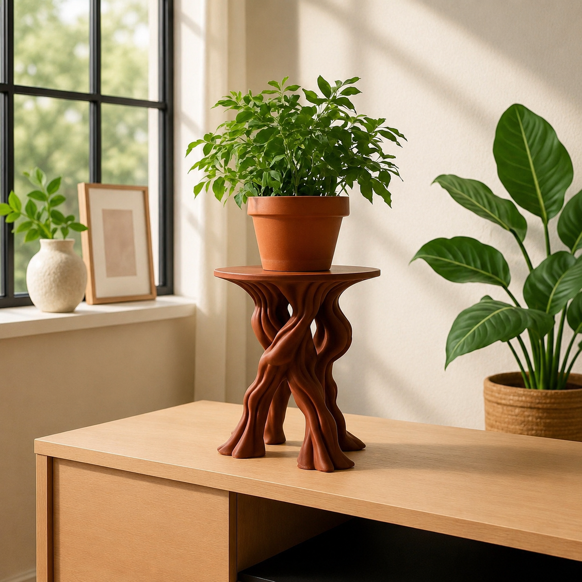Tree Root Plant Stand