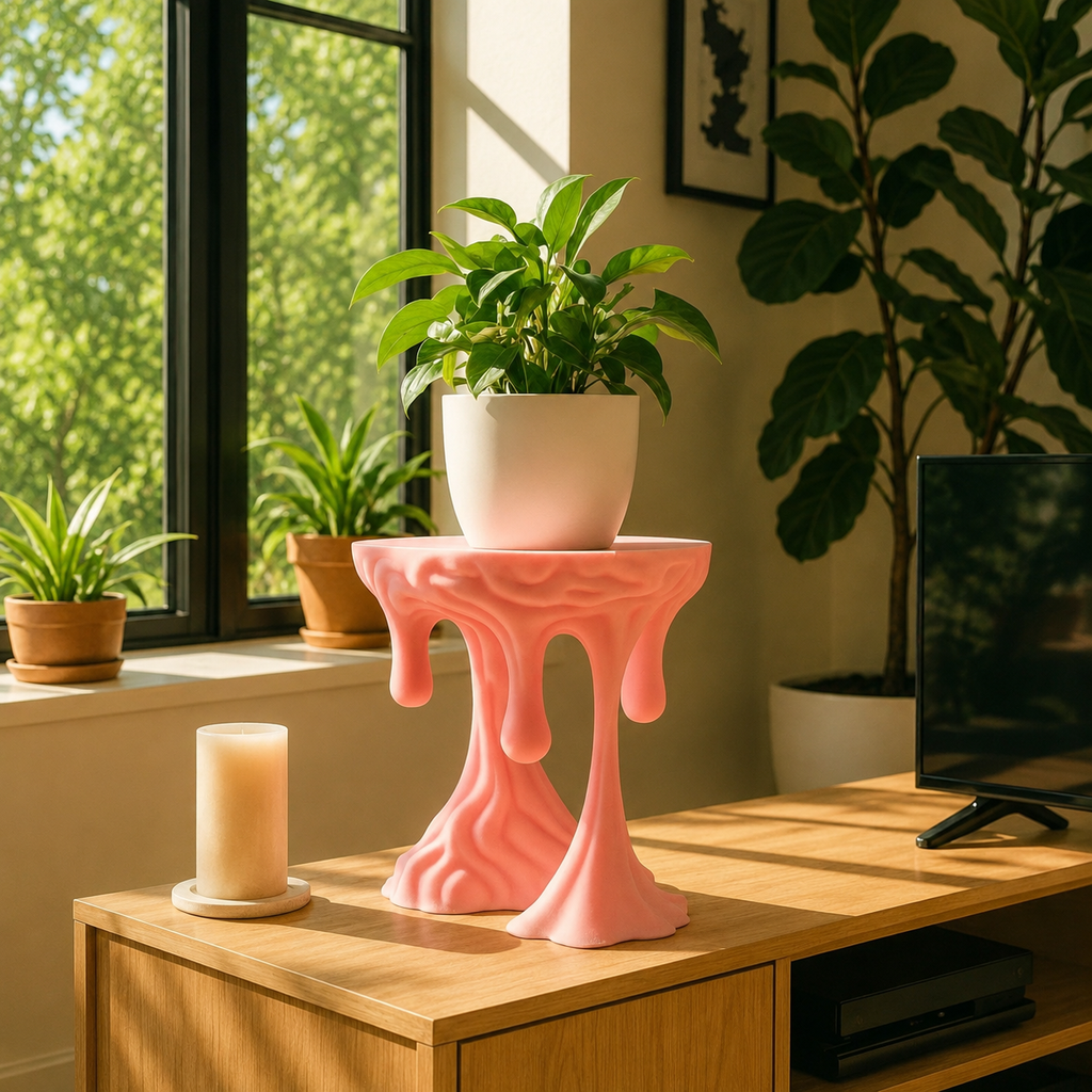 Melting Brain Plant stand