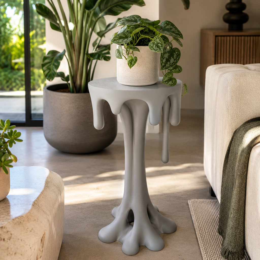 The Dripping Table - 23” Tall Funky Table