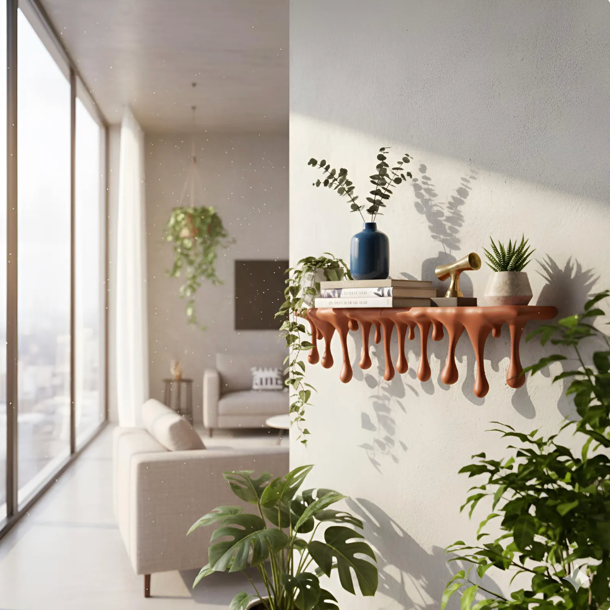 Floating Dripping Shelves Set