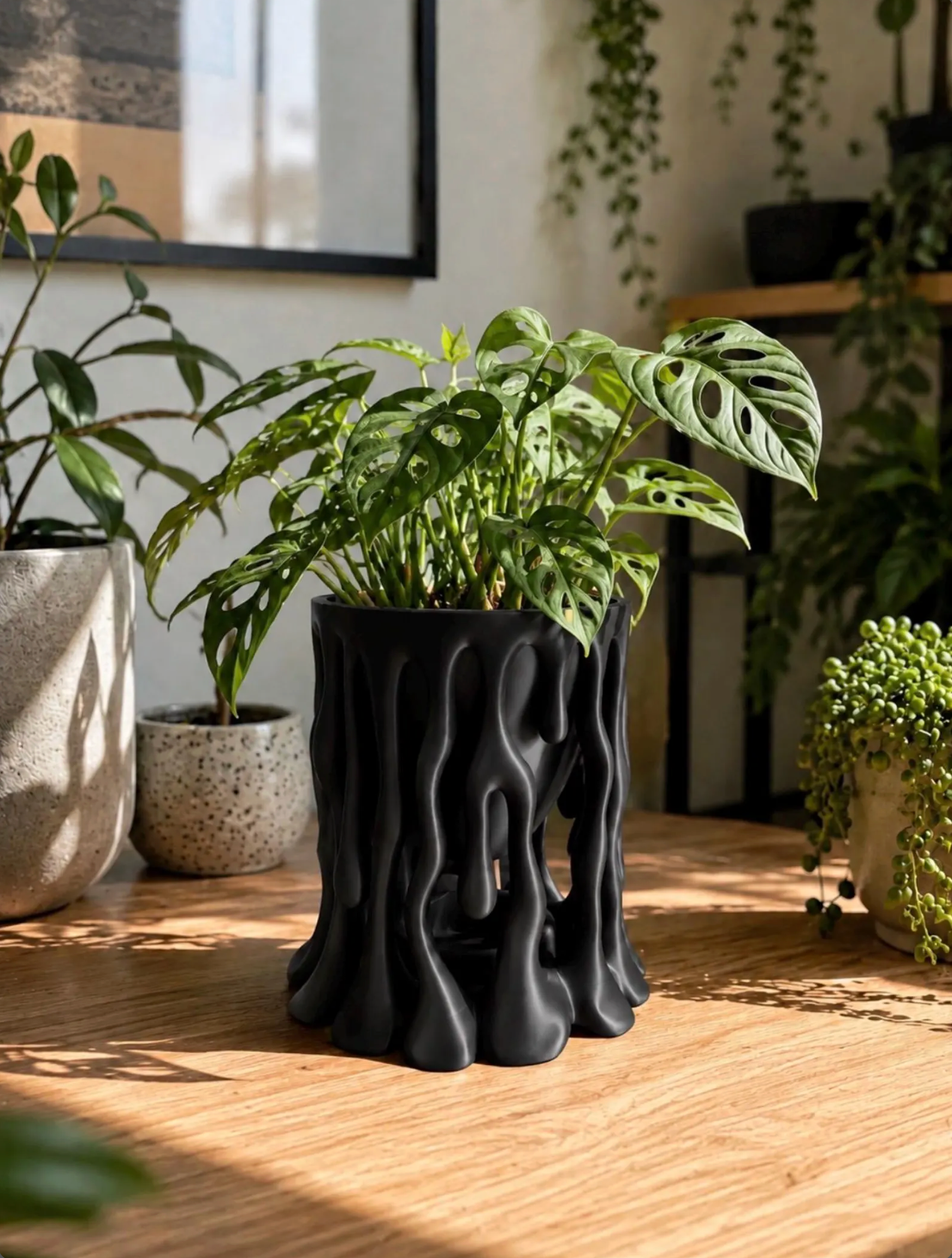 Dripping Plant Pot with Drip Tray