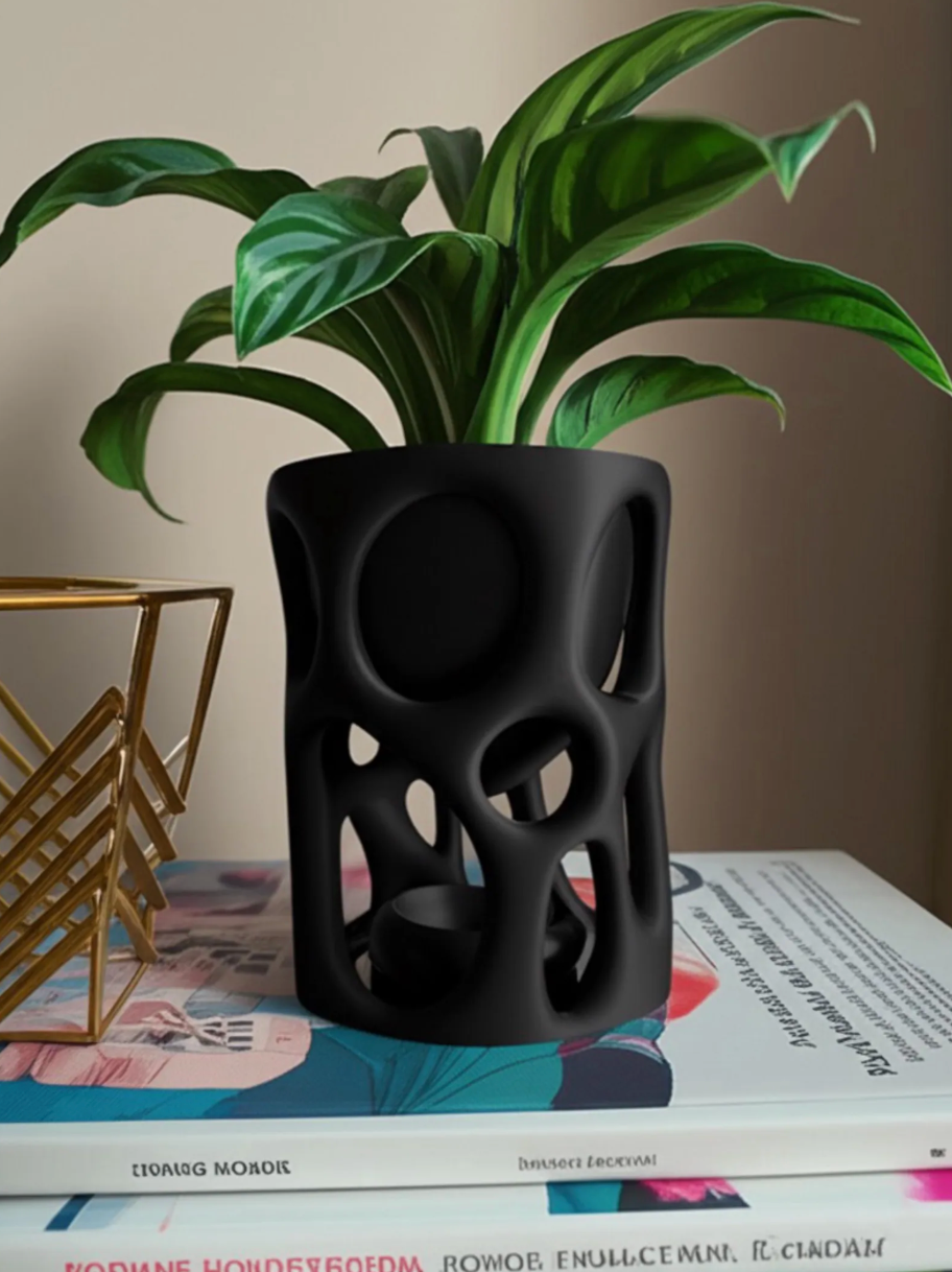 Organic Plant Pot + Drip Tray