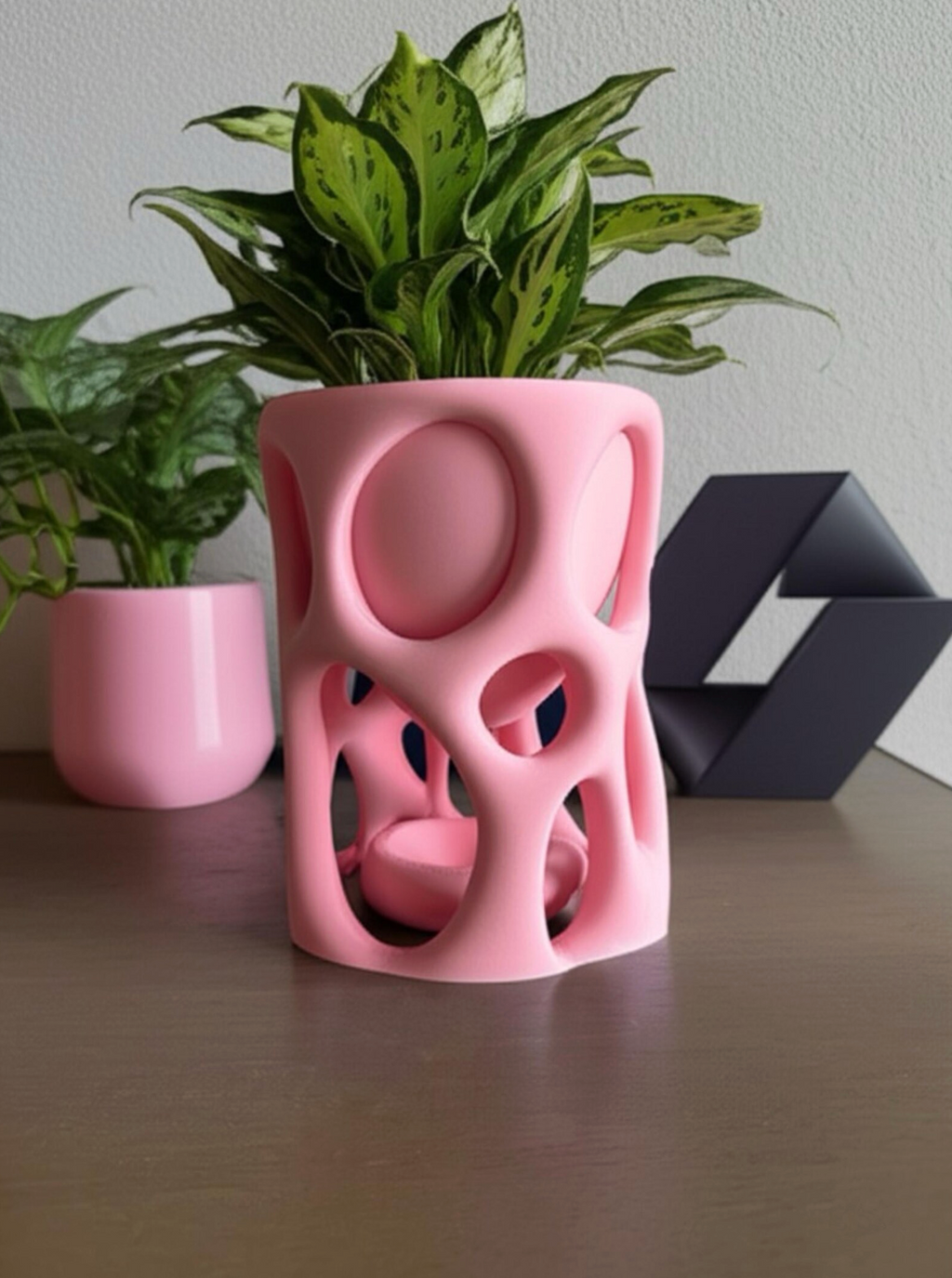 Organic Plant Pot + Drip Tray