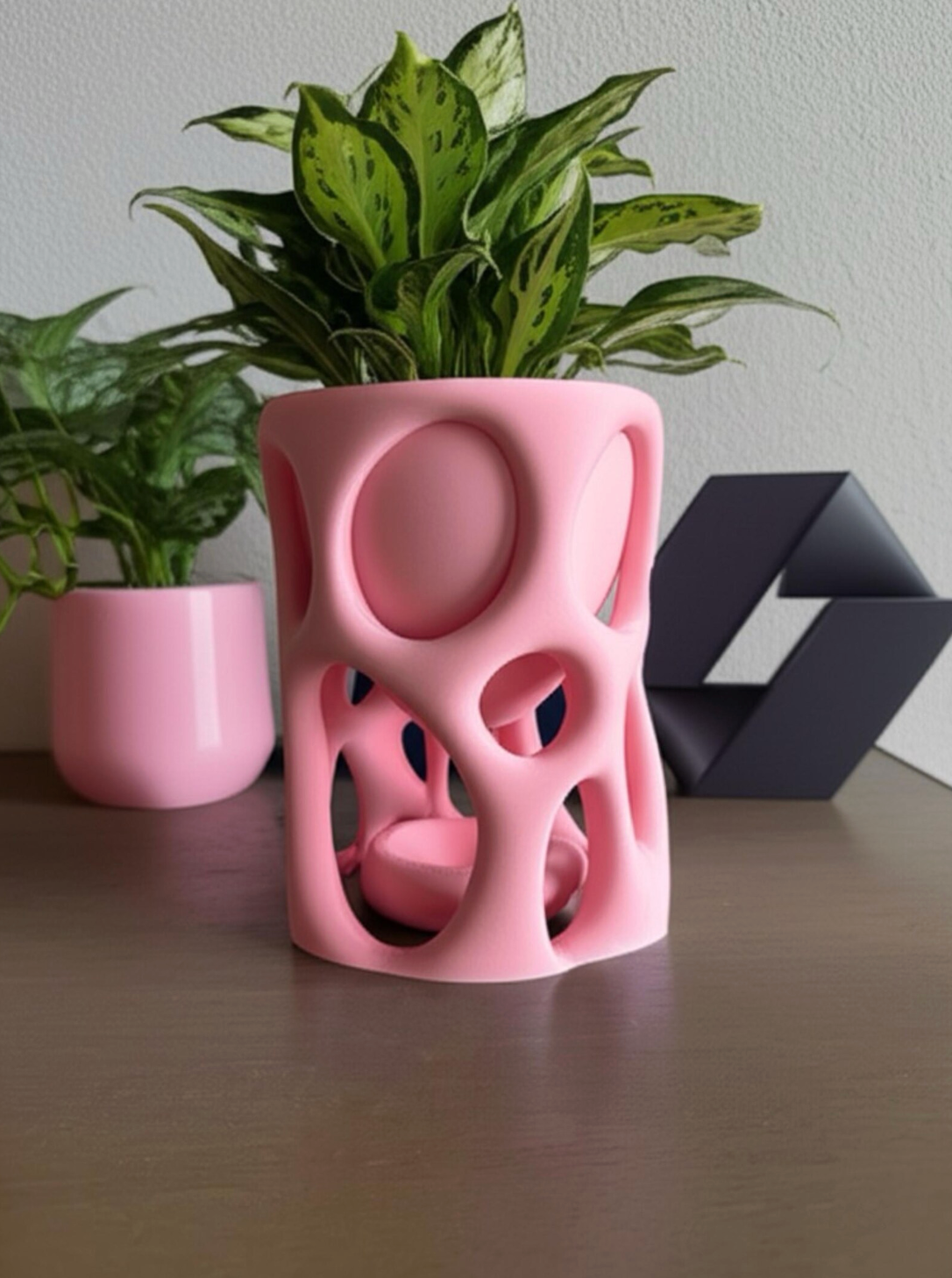 Organic Plant Pot + Drip Tray