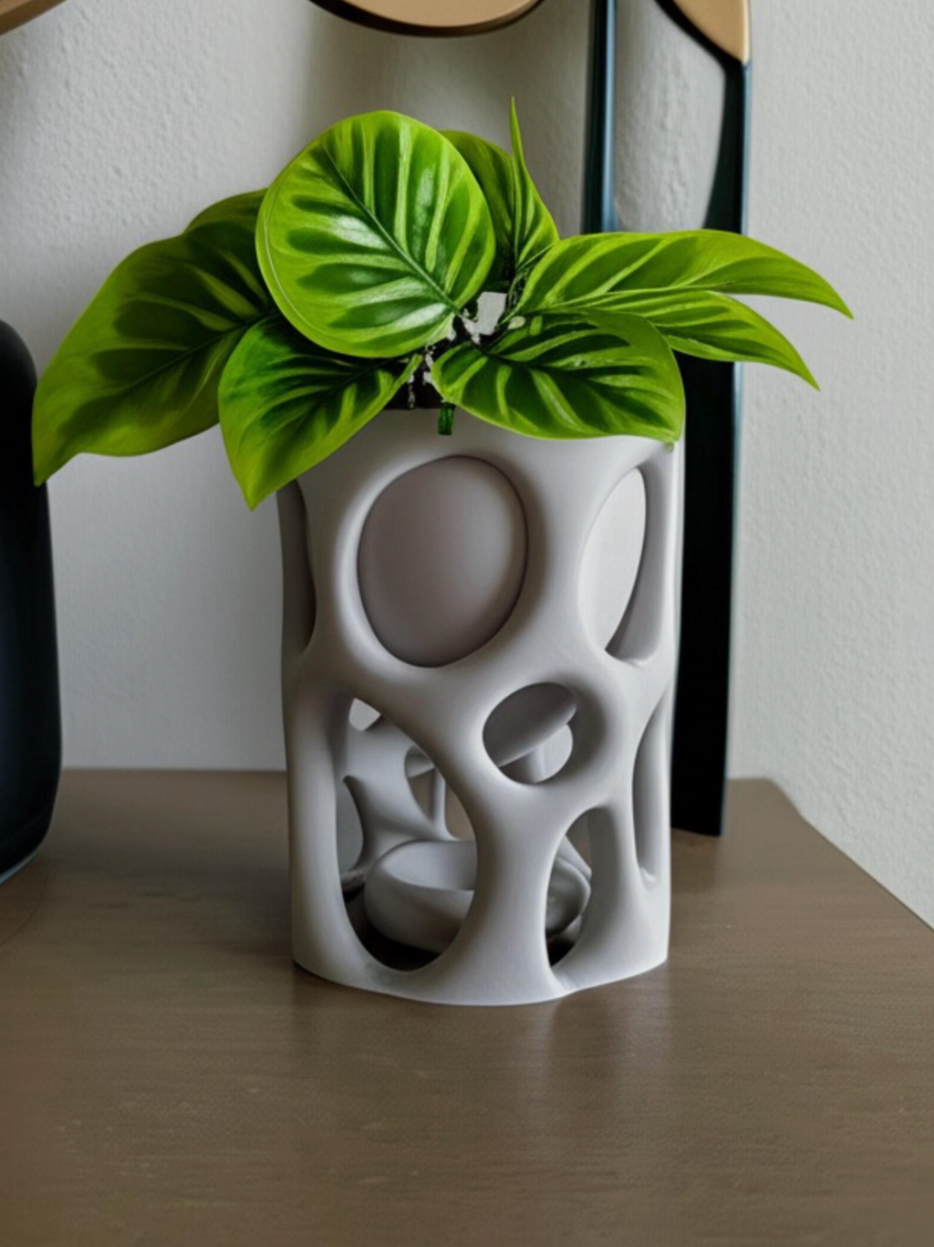 Organic Plant Pot + Drip Tray
