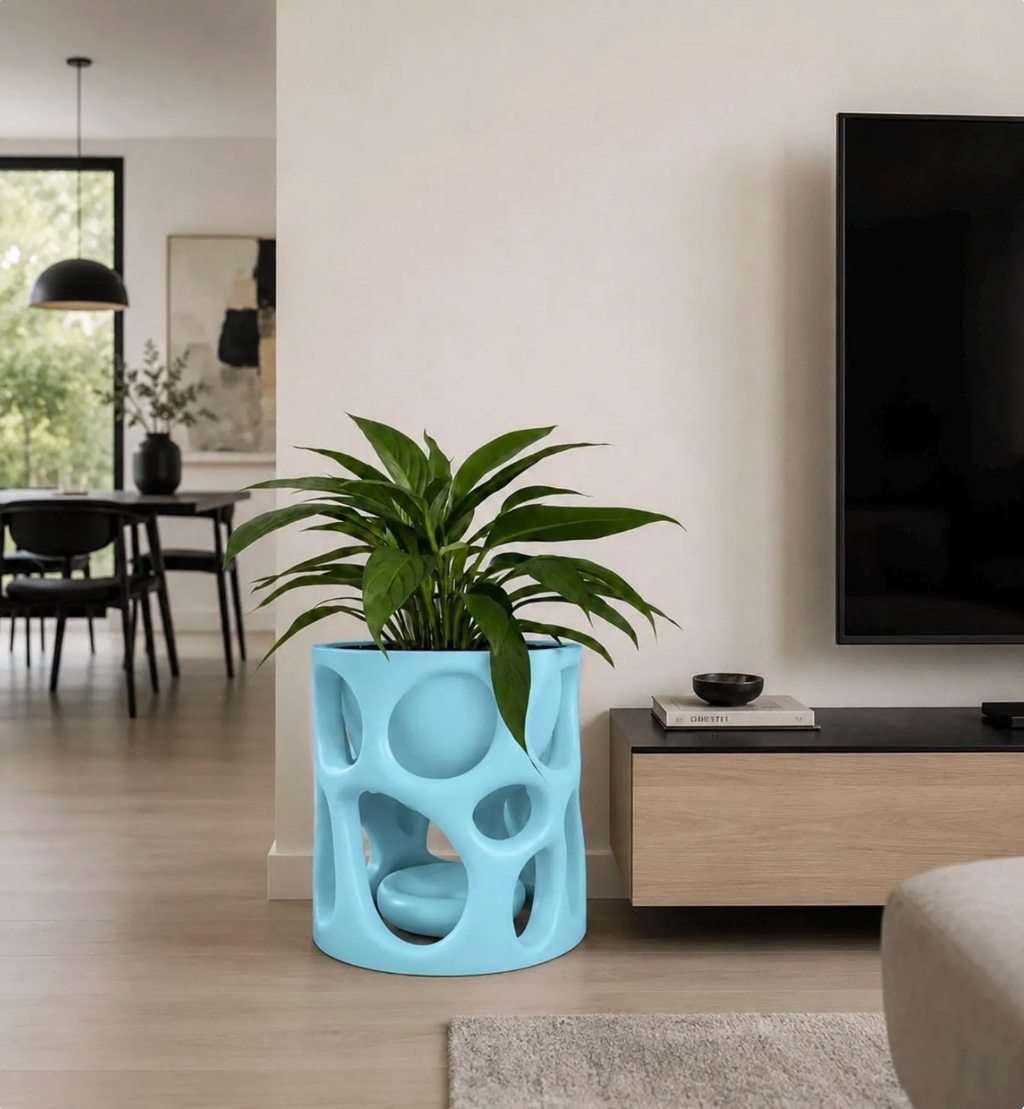 Huge Organic Plant Pot + Drip Tray