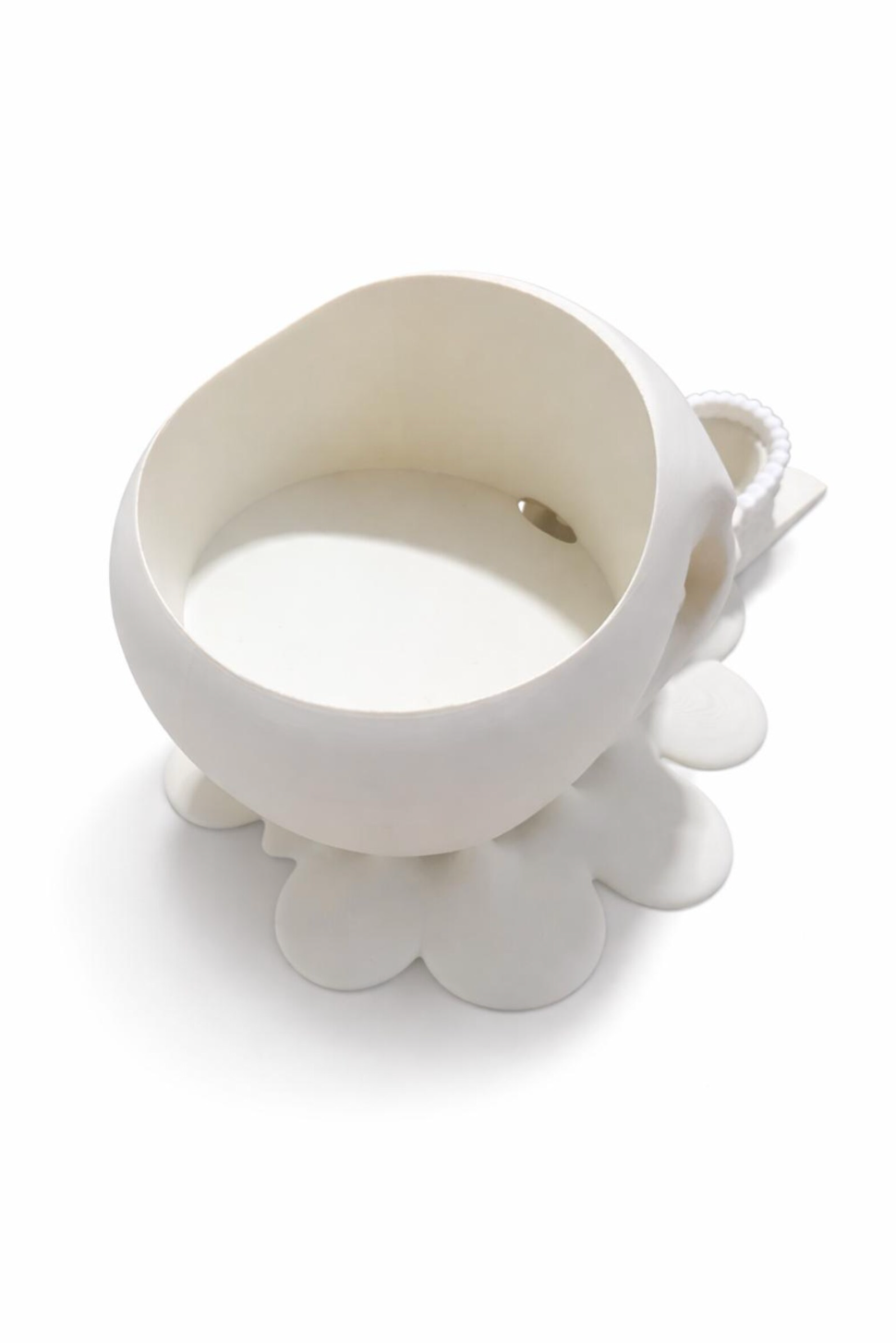 Skull with Gold Tooth Plant Pot + Removable Jaw Drip Tray
