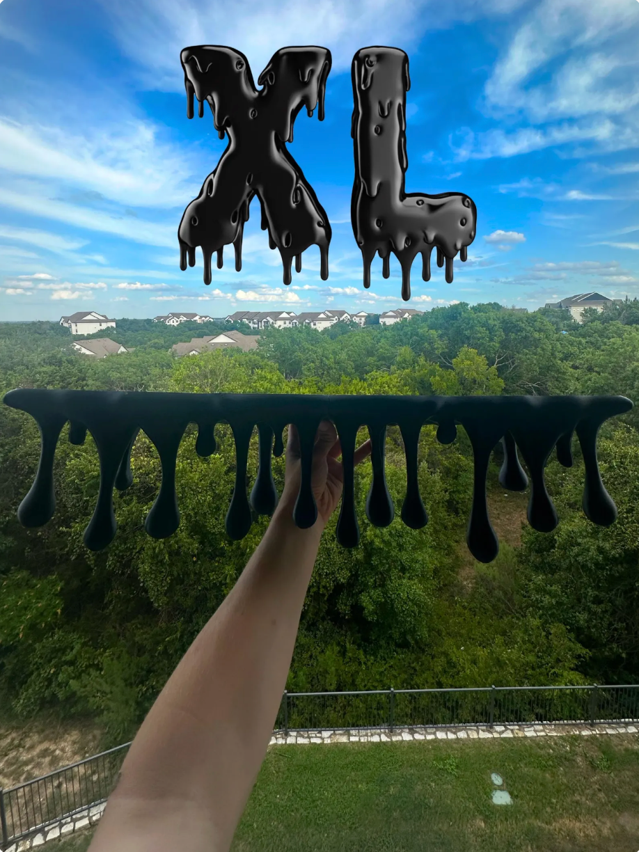 Melting Drip Floating Wall Shelf