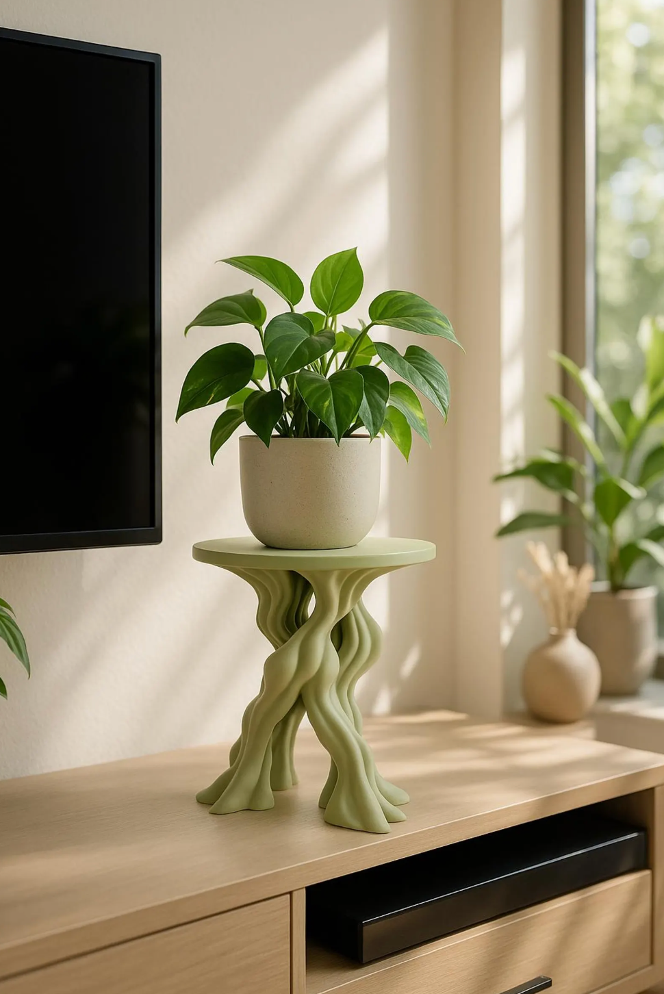 Tree Root Plant Stand