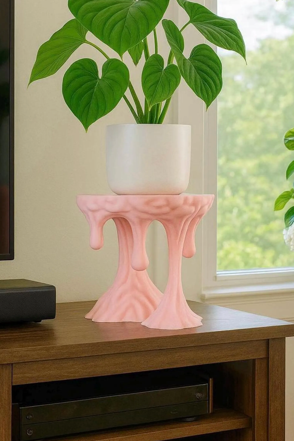 Melting Brain Plant stand