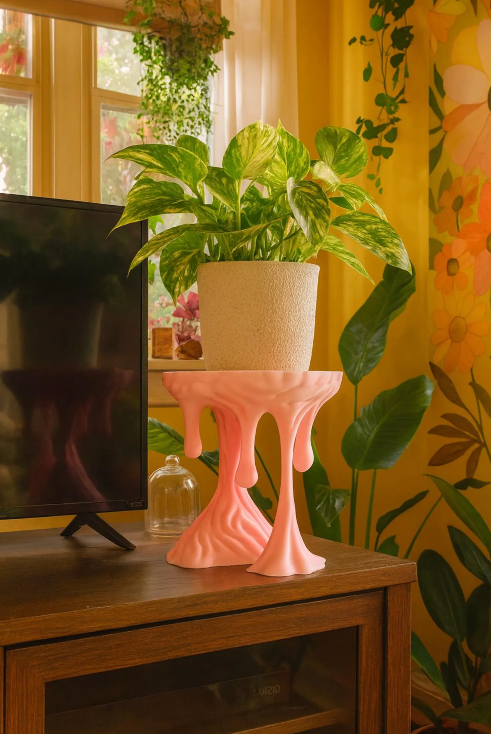 Melting Brain Plant stand